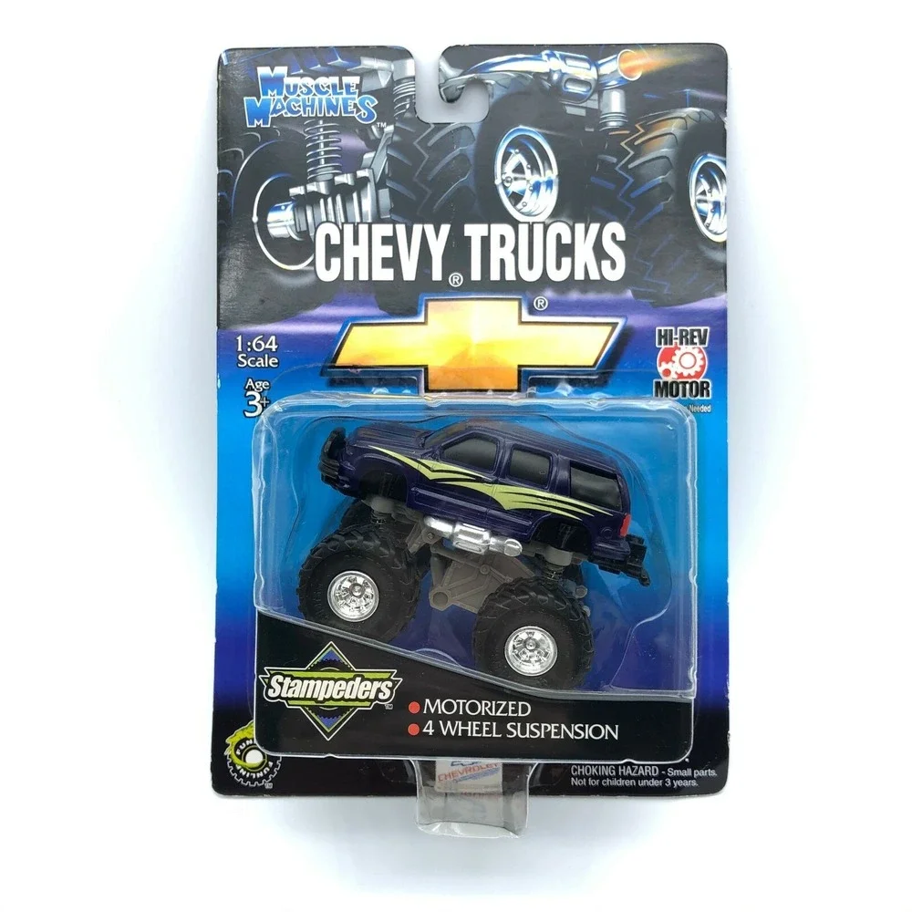 Muscle Machines HI-REV Motor Chevrolet Chevy Tahoe‎ Lifted 4x4 SUV Purple 1/64